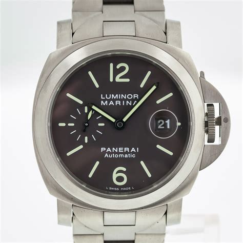 panerai automatic luminor marina titanium 300m